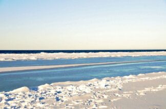 Riga, Latvia, Baltic Sea, Shoreline, Snow, Ice