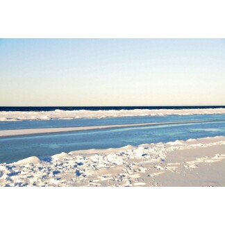 Riga, Latvia, Baltic Sea, Shoreline, Snow, Ice